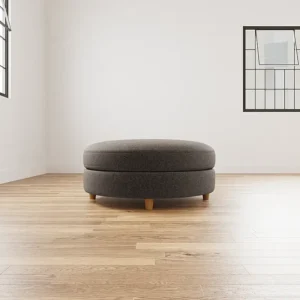 FREDDIE Fabric Ottoman
